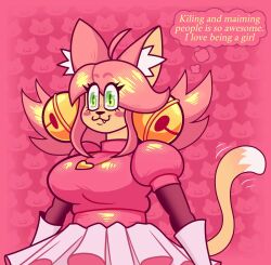 big_breasts breasts cleavage dapper_little_arts deltarune female furry huge_breasts mad_mew_mew mew_mew_(undertale) tagme thick_thighs undertale wide_hips