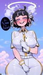 1girls 3:4 ai ai-created ai_art ai_assisted ai_female ai_generated artist_logo artist_name artist_request artist_signature artist_upload artist_website azazel_(helltaker) belt blunt_bangs collared_shirt contrapposto digital_art digital_drawing digital_drawing_(artwork) digital_media digital_media_(artwork) digital_painting digital_painting_(artwork) entrophex123 female_focus focus focus_on_female focus_on_human head_steam helltaker high_heels high_quality high_resolution highres huge_breasts large_breasts nervous patreon patreon_artist patreon_link patreon_logo patreon_reward patreon_url patreon_username shiny_skin short_hair short_sleeves solo_female solo_focus solo_in_panel speaking sweatdrop talking_to_viewer text text_box text_bubble text_focus watermark white_hairband white_pants white_shirt wide_hips yellow_trim