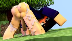 ass_up big_penis cum cum_in_ass cum_on_body forest gay godartz minecraft nude penis vustavo