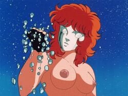 1girls animated breasts eagle_marin erect_nipples female human large_breasts light_skin long_hair mask nipples nude_filter pale-skinned_female pale_skin red_hair saint_seiya shounen_jump silver_saints toei_animation