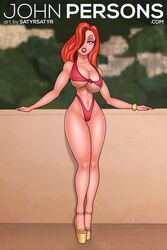 jessica rabbit from disney by satyrsatyr