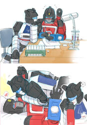 comic gay jazz_(transformers) perceptor tohjo_sakana transformers