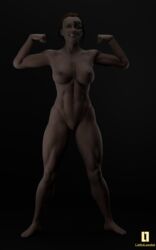 3d bioware blender cybernetics dark_skin female flexing listfullewdist lucasfilm nipples original_character smile star_wars star_wars:_the_old_republic text