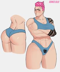 zarya from blizzard entertainment by romeoblue