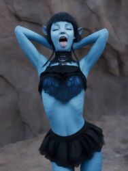 3d alien alien_girl alien_only avatar avatar:_the_way_of_water kiri_(avatar) na'vi