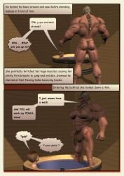 3d ablearcher abs bathing biceps big_dom_small_sub big_muscles big_penis comic domination futa_is_bigger futadom futanari futanari_on_male huge_cock large_penis male muscular_arms muscular_back muscular_futanari size_difference submissive_male veiny_penis