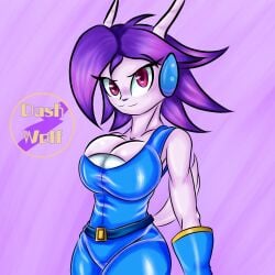 anthro aquatic_dragon big_breasts dash_wolf dragon female female_protagonist freedom_planet freedom_planet_2 sash_lilac video_games water_dragon