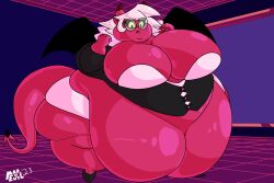 bbw big_breasts breasts cleavage fat female huge_breasts mad_n_evil overweight tagme thick_thighs wide_hips