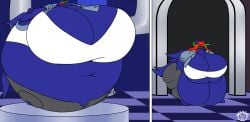 big_breasts blueberry_inflation breasts cleavage female furry huge_breasts inflation mad_n_evil tagme thick_thighs wide_hips