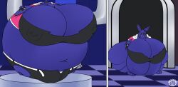 big_breasts blueberry_inflation breasts furry huge_breasts hyper_breasts inflation mad_n_evil overweight thick_thighs wide_hips