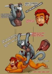 anal delicatessen furry how_to humanoid_penis male mammal monkey noke penis primate yaoi