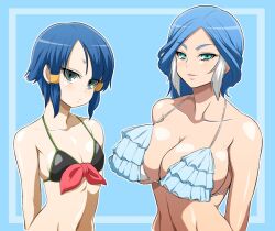 bellatrix_(inazuma_eleven) big_breasts bikini breasts claire_lesnow clear_(inazuma_eleven) hokuto_(tokuho) inazuma_eleven inazuma_eleven_(series) kurakake_clara urubida