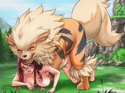 1boy 1girls 2019 arcanine areolae ass big_breasts breasts canine dog doggy_style feet female female_human female_on_feral feral from_behind furry hanging_breasts huge_ass human human_on_feral interspecies large_breasts larger_male long_hair male male/female male_pokemon male_pokemon/female_human nintendo nipples nude nudist open_mouth original_character paws penetration pokemon pokemon_(species) pokemon_rgby pokephilia princessyiris sex size_difference smaller_female spread_legs straight thick_thighs trainer_iris wide_hips zoophilia