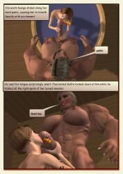 3d ablearcher abs bathing biceps big_dom_small_sub big_muscles big_penis comic domination futa_is_bigger futadom futanari futanari_on_male huge_cock large_penis male muscular_arms muscular_back muscular_futanari size_difference submissive_male veiny_penis