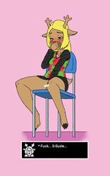 1girls 2d animated anthro anthro_female anthro_only clothed_masturbation clothing deer deltarune female female_masturbation female_only furry furry_female furry_only humanoid humanoid_female humanoid_only mammal mammal_humanoid masturbation monster noelle_holiday public_masturbation skirt solo stealth_masturbation undertale_(series)