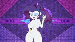 1girls edit equestria_girls female female_only friendship_is_magic kingdark0001 laszl my_little_pony rarity_(eg) rarity_(mlp) razafrazz sling_bikini smooth_skin solo solo_female