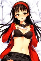 ai_generated amagi_yukiko atlus black_hair female female_only nai_diffusion persona persona_4 solo stable_diffusion white_skin