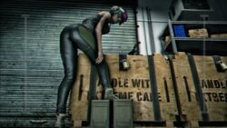 1girls 3d ass ela_(rainbow_six) looking_at_viewer looking_back posing rainbow_six rainbow_six_siege tagme tom_clancy trahao yoga_pants