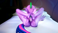 3d anthro ass dragon equid equine female friendship_is_magic hentype horse male mammal my_little_pony pony princess_twilight_sparkle_(mlp) pussy smooth_skin spike_(mlp) straight twilight_sparkle_(mlp) wings