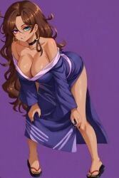 ai_generated animated ass big_ass big_breasts blue_eyes breasts brown_body brown_hair brown_skin corela doggy doggy_style embarrassed female female_only holidays long_hair selene selene_(corela) tagme thick_ass thick_thighs thighhighs thighs twitter video