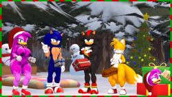 1girls 3boys anthro anthro_penetrated big_ass big_breasts bukkake cowgirl_position cumshot foursome furry missionary_position sarahdellen shadow_the_hedgehog sonic_(series) sonic_the_hedgehog sonic_the_hedgehog_(series) tagme tails_the_fox vaginal_penetration video wave_the_swallow