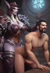 1boy 1futa ai_generated alliance_(warcraft) anal anal_insertion anal_sex anal_sex ass ass_focus ass_grab bent_over blizzard_entertainment blood_elf dickgirl dickgirl_on_male dominant_futanari dominant_intersex domination dominatrix femboy futa_on_male futa_on_top futa_with_male futadom futanari futanari/male futanari_penetrating futanari_penetrating_male girl horde_(warcraft) huge_balls huge_cock intersex intersex/male male_penetrated male_sub murmii nude penis pinned_down sex sex_from_behind submissive sylvanas_windrunner warcraft world_of_warcraft