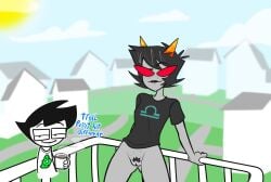 hattsworth homestuck john_egbert pussy tagme terezi_pyrope thehattsworth