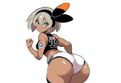 1girls ai_generated alternate_breast_size bea_(pokemon) dark_skin dark_skinned_female female large_breasts mullon novelai pokemon solo