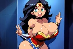 ai_generated amazon amazonian dc dc_comics female large_breasts looking_at_viewer mullon novelai superheroine thick_thighs top_heavy wonder_woman wonder_woman_(series)