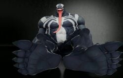 1boy 3d animated bara feet foot_fetish long_tongue male male_only marvel marvel_comics marvel_rivals muscular_male shorter_than_30_seconds solo tagme venom venom_(marvel) venom_(marvel_rivals) video