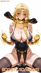 1girls ai_generated blonde_hair breast_grab dildo dildo_in_pussy elden_ring magic magic_hands multiple_views nnnyr pleasure_face queen_marika_the_eternal running_makeup runny_makeup stockings vaginal_penetration