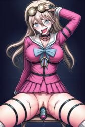 ai_generated danganronpa danganronpa_v3 iruma_miu questionable_consent restrained_arms torture vibrator