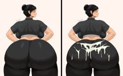 1female 1girl 1girls artist_name arusen ass big_ass big_booty big_breasts big_butt big_tits black_hair booty bottom_heavy breasts bubble_butt butt chitose_fujinomiya clothing dat_ass dat_butt fat_ass fat_booty fat_butt female female_focus female_only hands_on_hips huge_ass huge_booty huge_butt large_ass large_booty large_butt looking_at_viewer looking_back massive_ass massive_booty massive_butt solo solo_female thick_ass thick_thighs thunder_thighs tits twitter_link white_background wide_hips yakuza_(series)