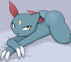 1girls female kierus nintendo pokemon sneasel solo solo_female tagme