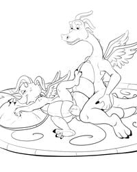 absurd_res cassie_(dragon_tales) dragon dragon_tales dragoness female highres larger_male leg_glider_position male penetration penis pussy pussy_juice raised_leg scalie sex shortstack size_difference smaller_female straight torinsangel vaginal_penetration western_dragon wings zak_(dragon_tales)