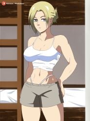 annie_leonhardt attack_on_titan blonde_hair mentaloso muscular_female shingeki_no_kyojin thong