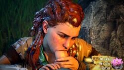 1boy 1boy1girl 1girls 3d abs aloy animated blackspleenlotus blowjob braided_hair campfire clothed clothed_female color colored dreadlocks duo erection eye_contact fellatio female female_focus forest freckles ginger green_eyes handjob horizon_zero_dawn human light_skin male male_pov naughty_face no_sound oral oral_sex orange_hair penis pov rain red_hair shorter_than_10_seconds source_filmmaker straight tied_hair uncensored unseen_male_face video watermark webm wet