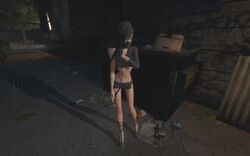 3d animated blood dark-skinned_male death eye_fucking eye_penetration female_death forced guro headshot kunoichi long_hair lynn_(vindictus) mask miniskirt murder necrophilia ninja nipples no_sound peril ryona skinny snuff thigh_gap underboob video vindictus