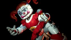 1girls 3d 3d_animation animated baby_(fnafsl) canon_appearance circus_baby circus_baby_(fnaf) circus_baby_(original) disembodied_penis female five_nights_at_freddy's full_color penis robot robot_girl sister_location straight