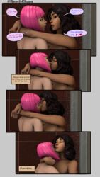 2girls 3d comic fortnite nude power_chord reachchaos shower source_filmmaker tagme triple_threat