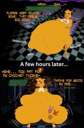 absurd_res after_glow afterglow animatronic anthro anthro_pred anthro_prey areola areola_outline arm_tuft ass avian avian_legs beak bear belly belly_overhang belly_tuft bib bib_only big_belly big_breasts big_butt bird bird_legs blissful bonnie_(fnaf) bow_tie breast_tuft breasts brown_bear brown_body brown_fur bulge burping burping_while_talking butt_tuft canid canine checkered checkered_floor cheek_tuft chica_(fnaf) chicken claws clothed clothing comic detailed_background dialogue digestion digestion_noises dominant dominant_anthro dominant_female euphoria exposed_areola exposed_belly exposed_chest eye_patch eyelashes eyewear facial_tuft fatal_vore feather_fur feather_hair feather_hands feather_tuft feathers feet female female_pred five_nights_at_freddy's fox foxy_(fnaf) freddy_(fnaf) fur furniture galliform glazed_eyes gloating group growling growling_belly hand_on_belly hand_on_own_belly hat head_tuft headgear headwear hi_res huge_belly huge_breasts huge_butt huge_thighs hyper hyper_breasts hyper_butt lagomorph later leg_tuft leporid looking_back looking_down machine magenta_eyes male male/female male_prey mammal mandro22 moan motion_lines mph! muffled muffled_scream muffled_screaming muffled_sounds muffled_speech multiple_poses multiple_prey multiple_scenes navel navel_tuft nipple_slip obese obese_anthro obese_female office office_background on_table onomatopoeia orange_beak orange_legs overweight overweight_anthro overweight_female partially_clothed partially_clothed_female phasianid pinup portrait pose presenting presenting_hindquarters pseudo_hair purple_body purple_eyes purple_fur rabbit rear_view red_body red_fur robot robot_anthro robot_pred rumbling_stomach same_size_vore satisfaction satisfied satisfied_look scott_cawthon scottgames sequence shaking_breasts shaking_butt short_comic shoulder_tuft sitting sitting_on_heels sitting_on_knees sitting_on_table slorsh slosh sloshing sloshing_belly smug smug_face smug_grin solo sound_effects speech_bubble stomach_bulge table tail tail_feathers tail_tuft talking_to_another talking_to_prey talons tattooification teasing text thick_thighs three-quarter_portrait three-quarter_view time_card time_period time_skip toe_claws toes top_hat tuft two_panel_image unwilling_prey ursine vore vore_sequence vore_tattoo weight_gain weight_gain_sequence willing_pred wobble wobbling yellow_body yellow_feather yellow_feathers yellow_fur
