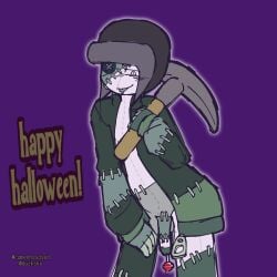 2025 ambiguous_gender animate_inanimate balls black_clothing black_hat black_headwear blush bodily_fluids button_(fastener) button_eyes cameohasdied candy candy_in_penis candy_in_urethra climber_(unknown_person) clothed clothing dessert drooling english_text food genitals glans gloves green_balls green_clothing green_glans green_gloves green_handwear green_penis green_tongue green_topwear grey_clothing grey_hat grey_headwear handwear hat headgear headwear heart_eyes heart_symbol hi_res holding_pickaxe humanoid living_mannequin lollipop lollipop_in_urethra male not_furry object_in_penis object_in_urethra open_clothing open_topwear patchwork_creature penetration penis pickaxe red_lollipop saliva seam_(sewing) skin_fang smile solo stitch_(sewing) text tongue tongue_out topwear urethral urethral_penetration white_body zipper