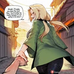 1girls ai_assisted ai_generated anime anime_style big_ass big_breasts boruto:_naruto_next_generations breasts caption clitoris comic comic_page curvaceous curvaceous_body curvaceous_female curvaceous_figure dialogue female female_focus fit_female girly grabbing_another's_hand hourglass_figure huge_ass huge_breasts manga manga_page naruto naruto:_the_last naruto_(classic) naruto_(series) naruto_shippuden patreon pussy sexy shiny sigabelle speech_bubble story text text_bubble tsunade uncensored uzumaki_naruto vagina voluptuous voluptuous_female waifu waifu_diffusion