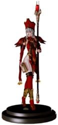 3d armor big_breasts blizzard_entertainment book breasts cindercloth_pants eshalw female female_only figure heroes_of_the_storm honey_select human human_priest open_toe_shoes pale_skin pinup priest red_eyes sally_whitemane solo staff sticker warcraft white_hair world_of_warcraft