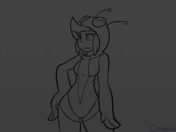grey alien fan art