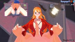 anal blush breasts cowgirl_position female femdomvr male male_penetrated nami_(one_piece) one_piece penis pussy sfm tagme thenaysayer34 uncensored virtual_reality