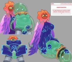 1_eye 1boy 1boy1girl 1girls 2monsters 3_fingers 3_hands armless auglur balls ballsack belly belly_button blank_eyes blue_body blue_eyes blush breasts chubby chubby_male clitoris cowgirl_position cum cum_drip cum_dripping cum_in_pussy cum_inside cum_leaking cum_leaking_out_of_pussy cyclops disembodied_head dominant_female evilevilevil eyelashes eyes_rolling_back fat fat_male feathers female female_domination female_focus from_behind green_body green_penis green_sclera grey_background hand_on_head hand_on_stomach hands_on_face heart holding_balls holding_own_breast holding_penis humanoid humanoid_monster large_breasts large_penis laying_down laying_on_back lidded_eyes looking_down looking_pleasured looking_up male multiple_views my_singing_monsters nebulob nipples no_mouth penis penis_in_pussy pink_feathers precum precum_drip pussy request see-through see-through_body self_upload smile smiling space_helmet straight strawpage_request submissive_male sweat sweating tentacle_arms translucent translucent_body translucent_head vaginal_penetration white_eyes wings yellow_mouth yellow_sclera