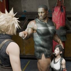 cloud strife from final fantasy by cabezadeperro00