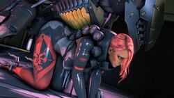 1girls 1robot 3d animated ass balls blade_wolf blue_eyes breasts canine_penis cyborg dark-skinned_female dark_skin doggy_style human_penetrated interspecies knot metal_gear_(series) metal_gear_rising metal_gear_rising:_revengeance metal_gear_solid mistral_(metal_gear_rising) no_sound penis pink_hair red_hair robot robot_on_human robot_penis sex sex_machine source_filmmaker tin-sfm vaginal_penetration video video_games zoophilia