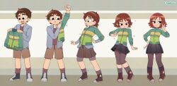 chadtow character_tf female kim_pine male male_to_female mtf_transformation scott_pilgrim scott_w_pilgrim transformation
